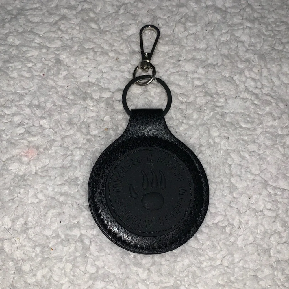 BearPaw Leather / Rubber Keychain / Bag Charm